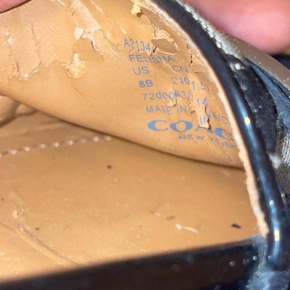 ⭐️⬇️ Coach Women’s Sandals/Slip-On Flat Shoes VINTAGE - Picture 16 of 16